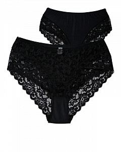 Трусы женские слипы кружевные (большие размеры) ALINA 
