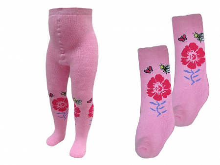 Колготки махровые для девочки  KBS