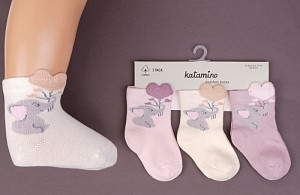 Носочки с рисунком для девочки KATAMINO