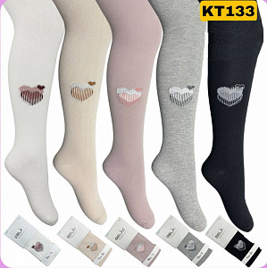 Колготки со стразами для девочки  BELINO